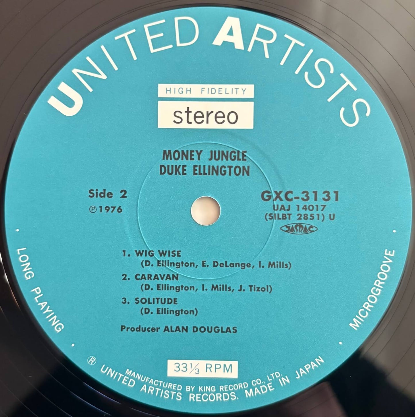 Duke Ellington, Charles Mingus & Max Roach - Money Jungle (1976 Japanese United Artists Vinyl LP)