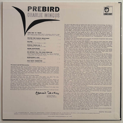 Charles Mingus - Pre-Bird (1982 Japanese Limelight Vinyl LP)