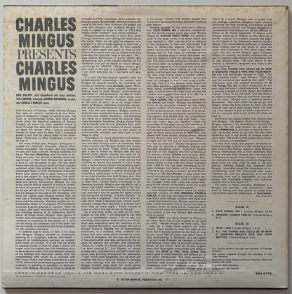 Charles Mingus - Presents Charles Mingus (1977 Japanese Candid Vinyl LP)