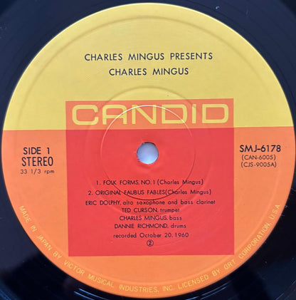 Charles Mingus - Presents Charles Mingus (1977 Japanese Candid Vinyl LP)
