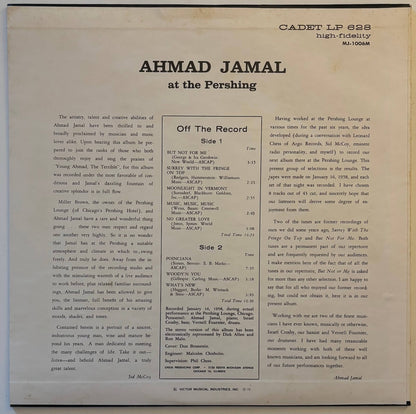 Ahmad Jamal Trio - Ahmad Jamal At The Pershing (1975 Japanese Cadet Vinyl LP Mono)