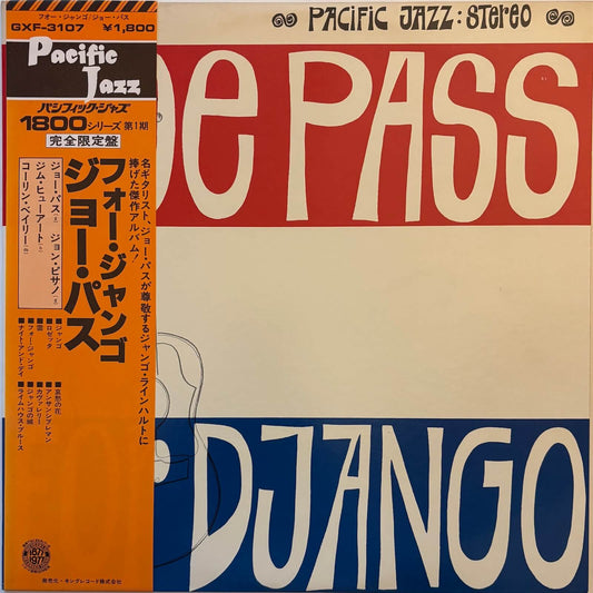 Joe Pass - For Django (1978 Japanese Pacific Jazz Limited Edition Vinyl LP)
