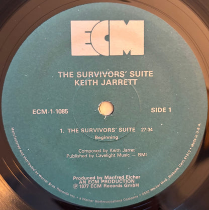 Keith Jarrett - The Survivors' Suite (1977 US ECM Vinyl LP)