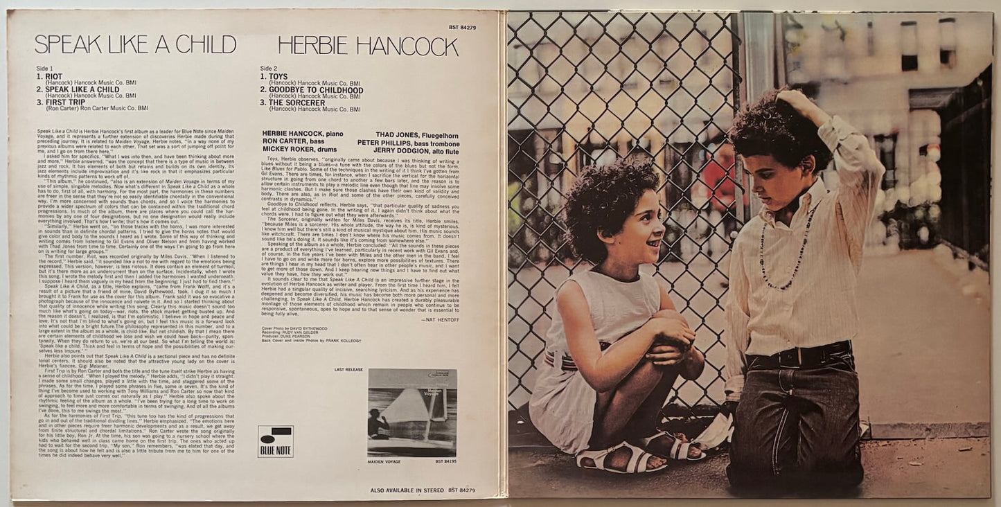 Herbie Hancock - Speak Like A Child (1985 Japanese Blue Note Vinyl LP Gatefold)