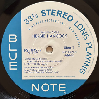 Herbie Hancock - Speak Like A Child (1985 Japanese Blue Note Vinyl LP Gatefold)