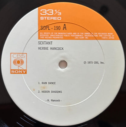 Herbie Hancock - Sextant (1973 Japanese CBS/Sony Vinyl LP)