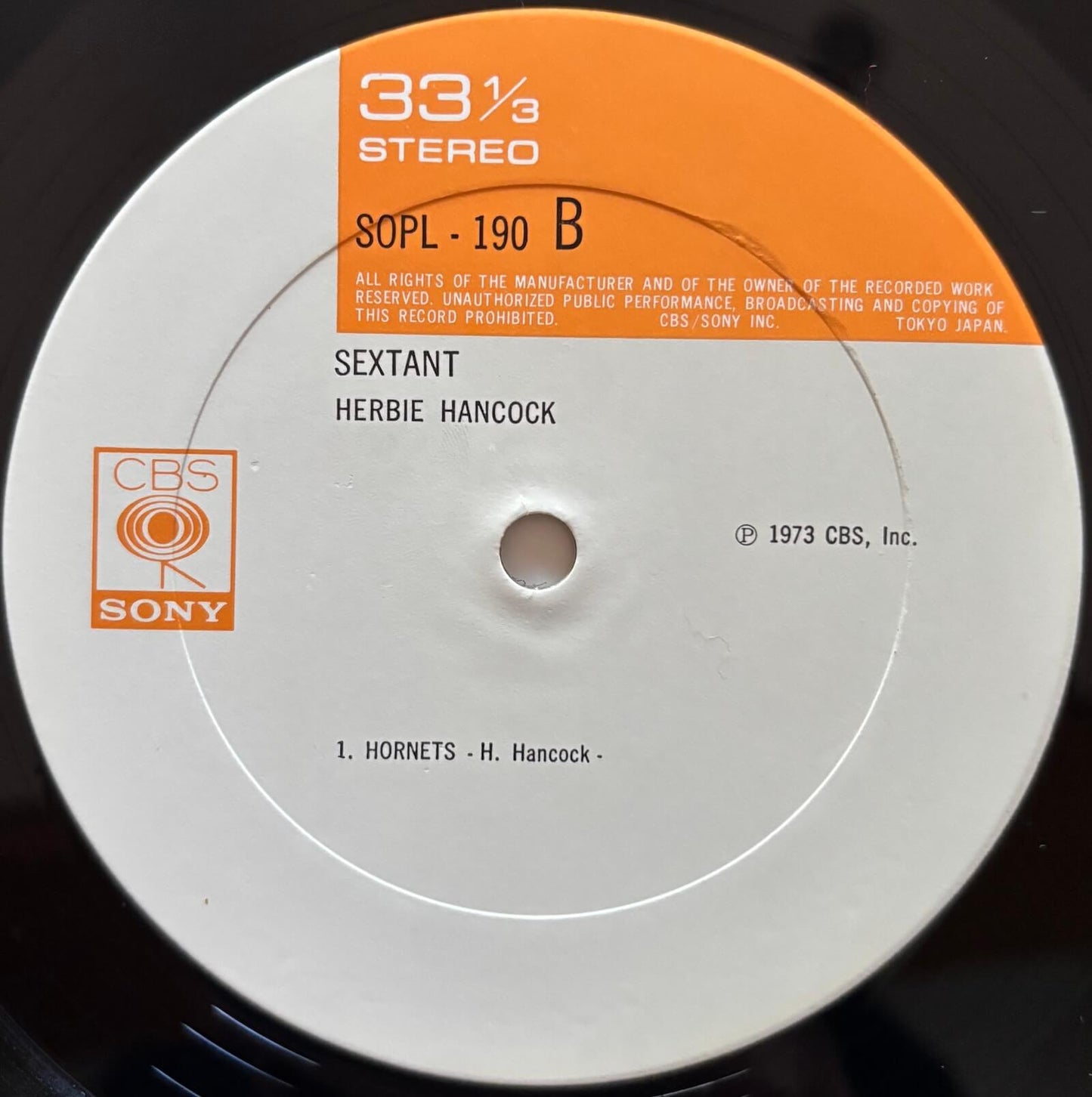 Herbie Hancock - Sextant (1973 Japanese CBS/Sony Vinyl LP)