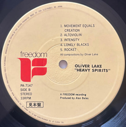 Oliver Lake - Heavy Spirits (1976 Japanese Freedom/Trio Vinyl LP)