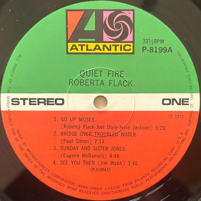Roberta Flack - Quiet Fire (1972 Japanese Atlantic Vinyl LP)