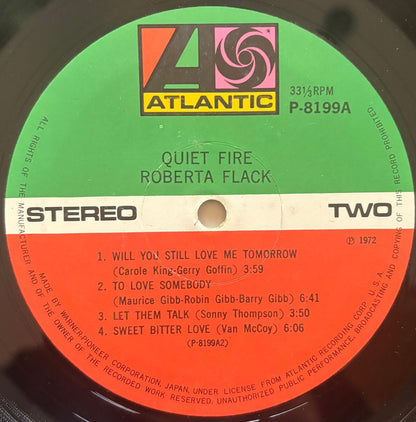 Roberta Flack - Quiet Fire (1972 Japanese Atlantic Vinyl LP)