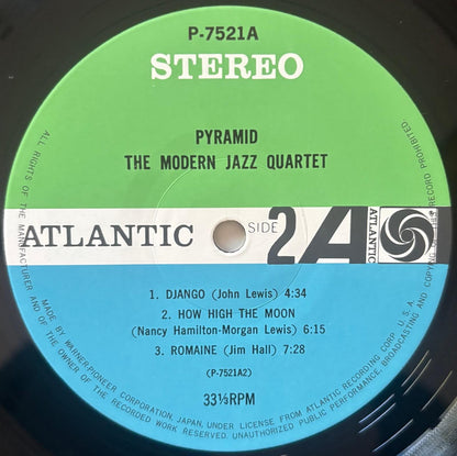 The Modern Jazz Quartet - Pyramid (1976 Japanese Atlantic Vinyl LP)