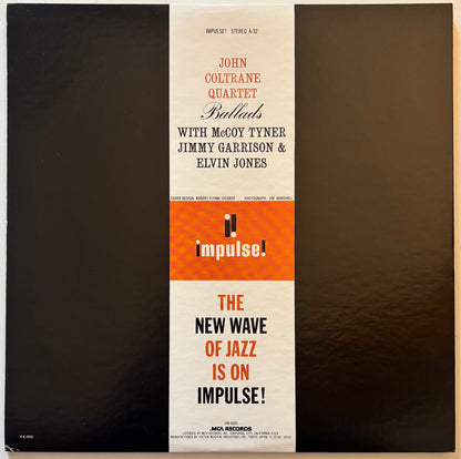 John Coltrane - Ballads (1980 Japanese Impulse! Gatefold LP)