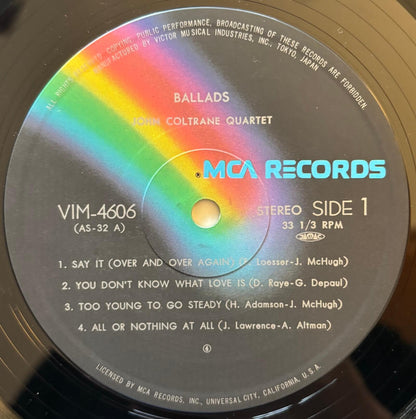 John Coltrane - Ballads (1980 Japanese Impulse! Gatefold LP)