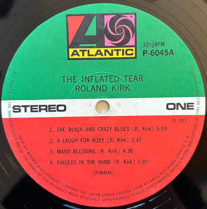 Roland Kirk - The Inflated Tear (1971 Japanese Atlantic Vinyl LP)