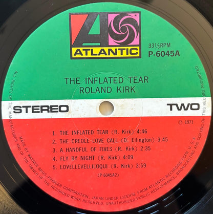 Roland Kirk - The Inflated Tear (1971 Japanese Atlantic Vinyl LP)