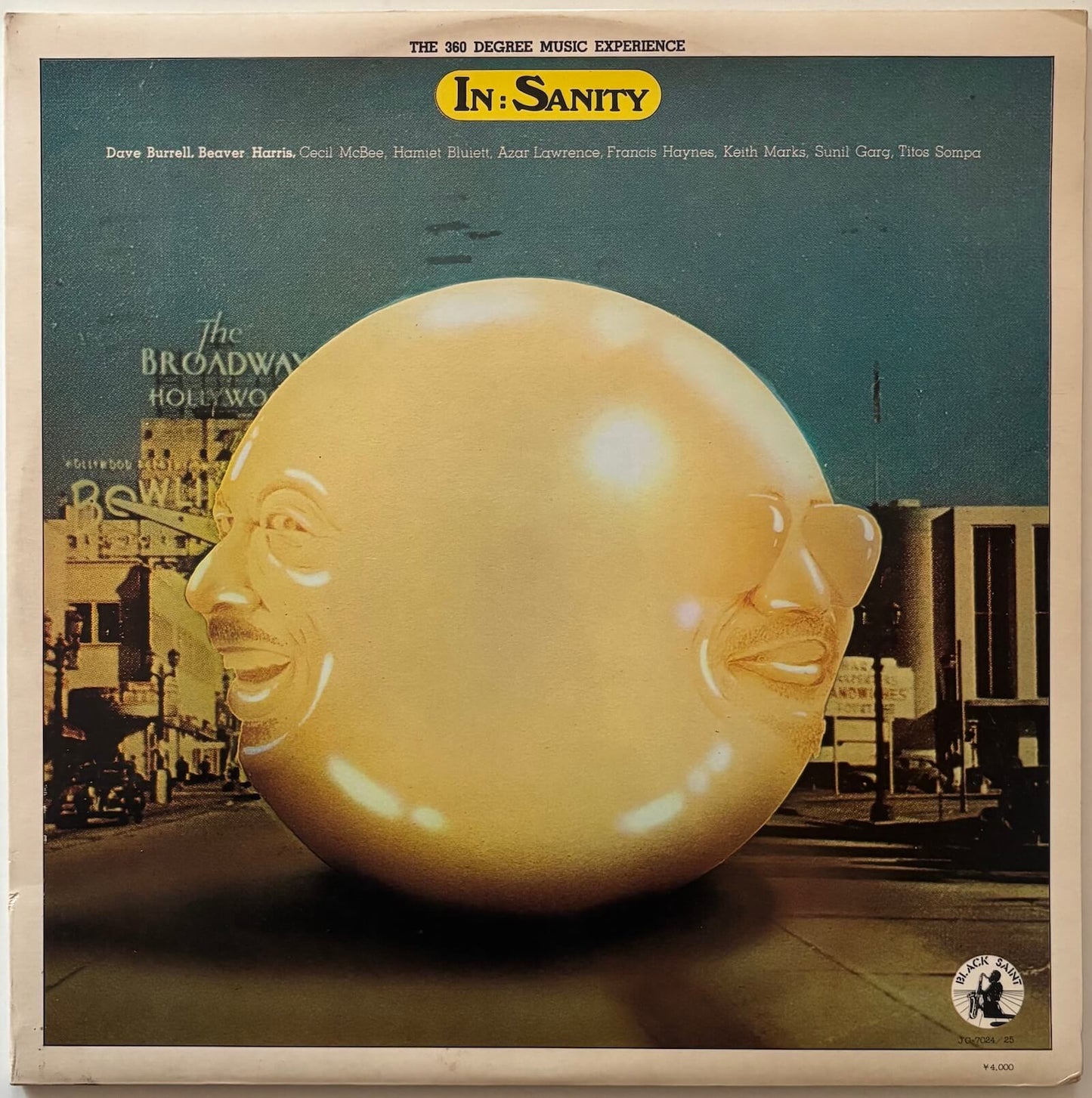 The 360 Degree Music Experience - In:Sanity (1976 Japanese Black Saint Vinyl 2LP Gatefold)