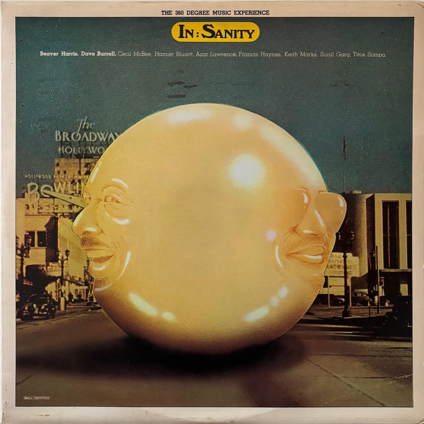 The 360 Degree Music Experience - In:Sanity (1976 Japanese Black Saint Vinyl 2LP Gatefold)