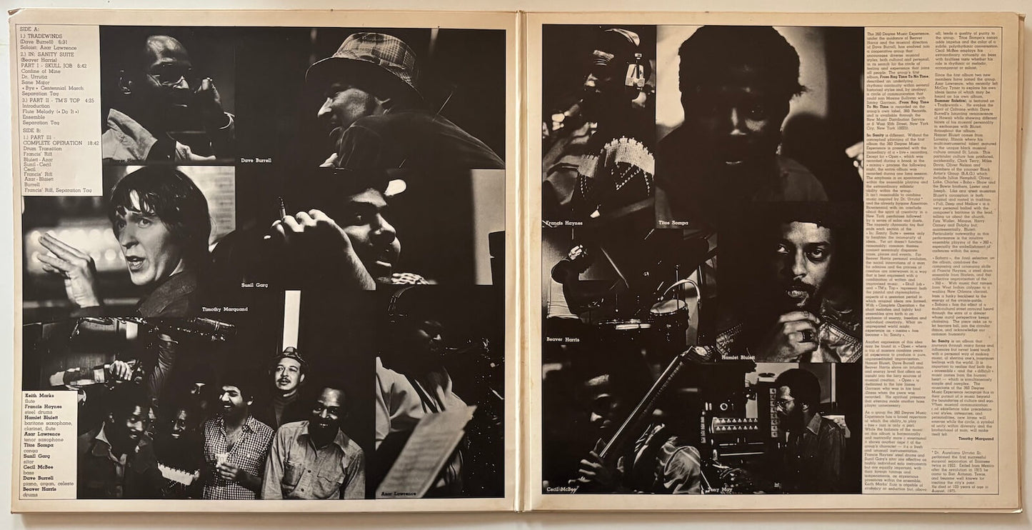 The 360 Degree Music Experience - In:Sanity (1976 Japanese Black Saint Vinyl 2LP Gatefold)