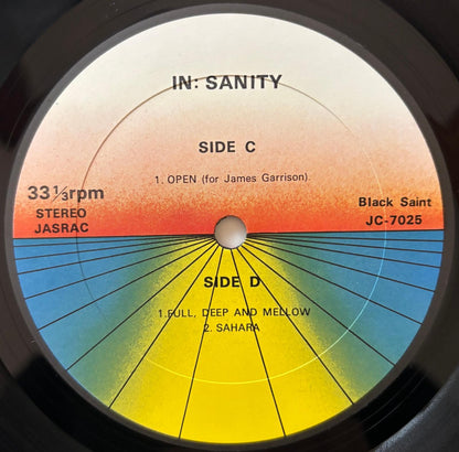 The 360 Degree Music Experience - In:Sanity (1976 Japanese Black Saint Vinyl 2LP Gatefold)