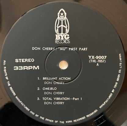 Don Cherry - Mu First Part / Mu Second Part (1971 Japanese Vinyl 2LP)