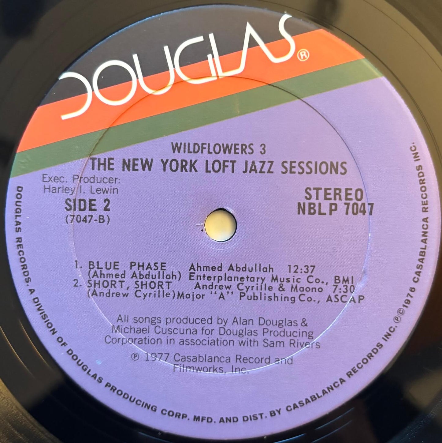 Various - Wildflowers 3: The New York Loft Jazz Sessions (1977 US Douglas Vinyl LP)