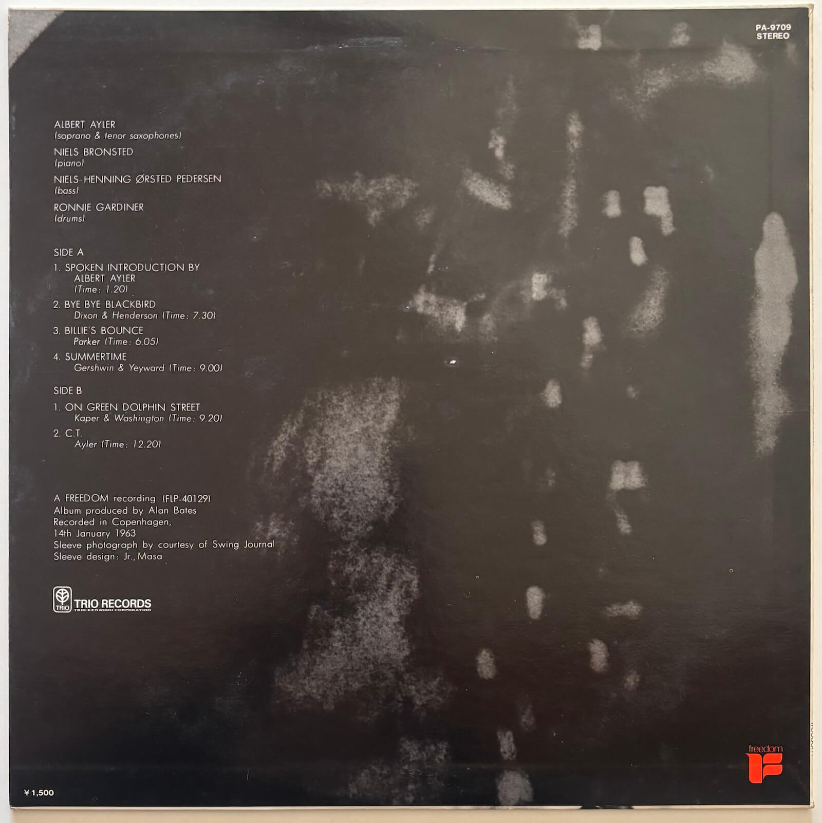 Albert Ayler - My Name Is Albert Ayler (Freedom Japan) | Lush Life