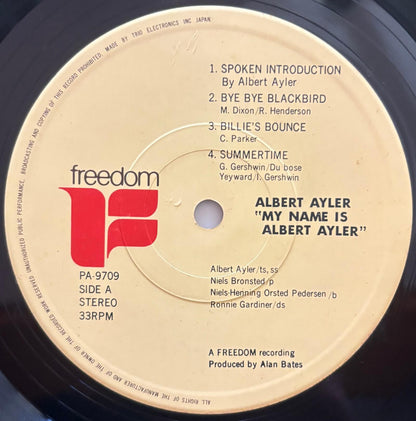 Albert Ayler - My Name Is Albert Ayler (1975 Japanese Freedom/Trio Vinyl LP)