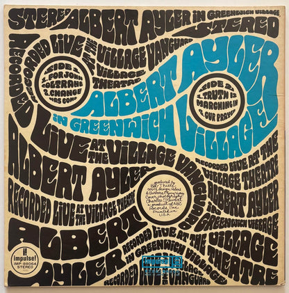 Albert Ayler - In Greenwich Village (1973 Japanese Impulse! Vinyl LP Gatefold)