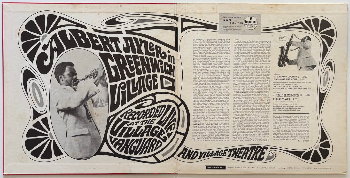 Albert Ayler - In Greenwich Village (1973 Japanese Impulse! Vinyl LP Gatefold)