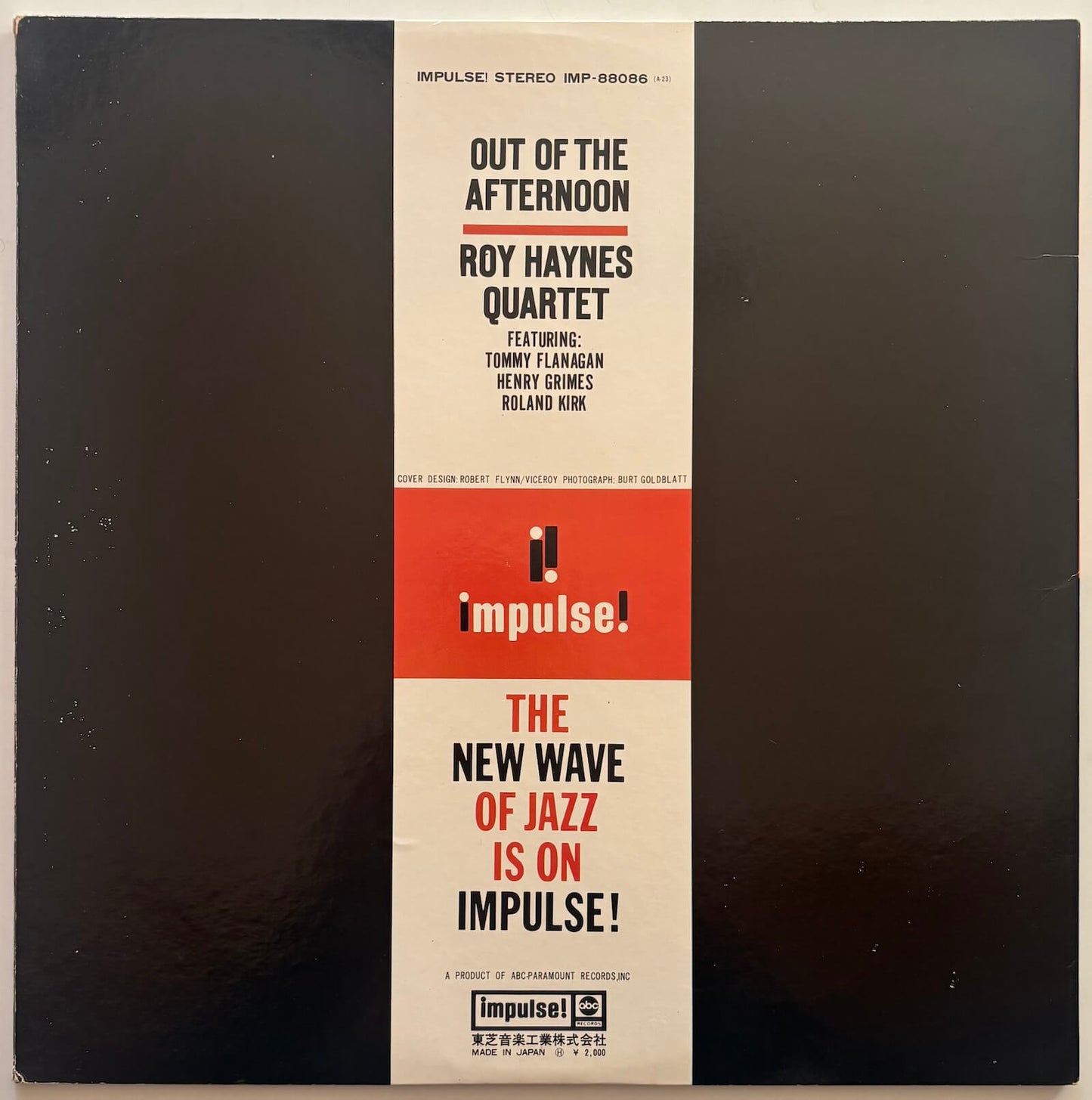 Roy Haynes Quartet - Out Of The Afternoon (1973 Japanese Impulse! Vinyl LP Gatefold)