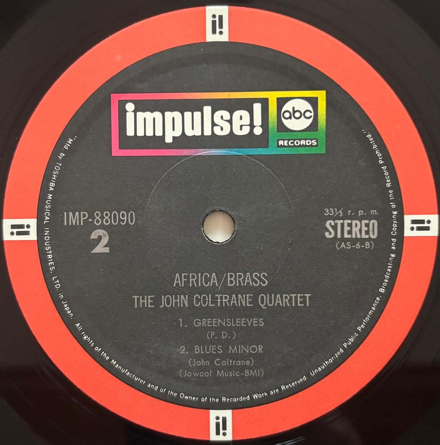 The John Coltrane Quartet - Africa/Brass (1973 Japanese Impulse! Vinyl LP Gatefold)