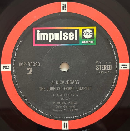 The John Coltrane Quartet - Africa/Brass (1973 Japanese Impulse! Vinyl LP Gatefold)