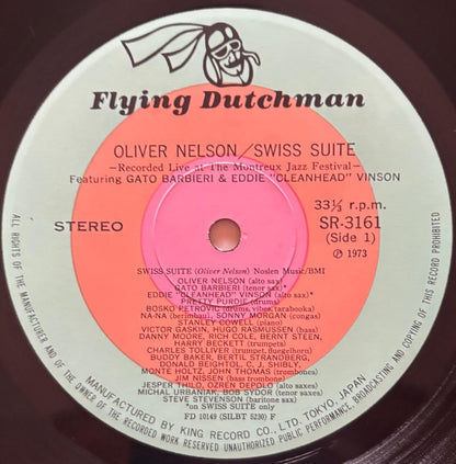 Oliver Nelson - Swiss Suite (1972 Japanese Flying Dutchman Vinyl LP Gatefold)
