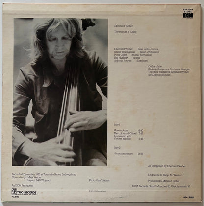 Eberhard Weber - The Colours Of Chloë (1974 Japanese ECM Vinyl LP)