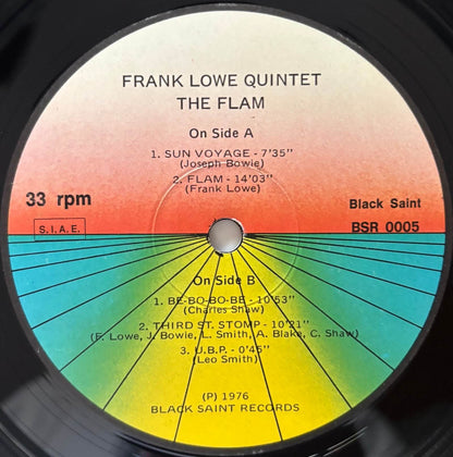 Frank Lowe - The Flam (1976 Italian Black Saint BSR 0005 Vinyl LP)
