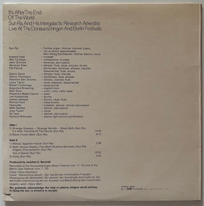Sun Ra And His Intergalactic Research Arkestra - It's After The End Of The World (1972 US MPS/BASF Vinyl LP Gatefold)
