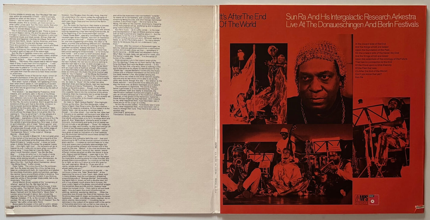 Sun Ra And His Intergalactic Research Arkestra - It's After The End Of The World (1972 US MPS/BASF Vinyl LP Gatefold)