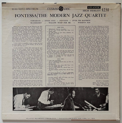 The Modern Jazz Quartet - Fontessa (1976 Japanese Atlantic Vinyl LP Mono)