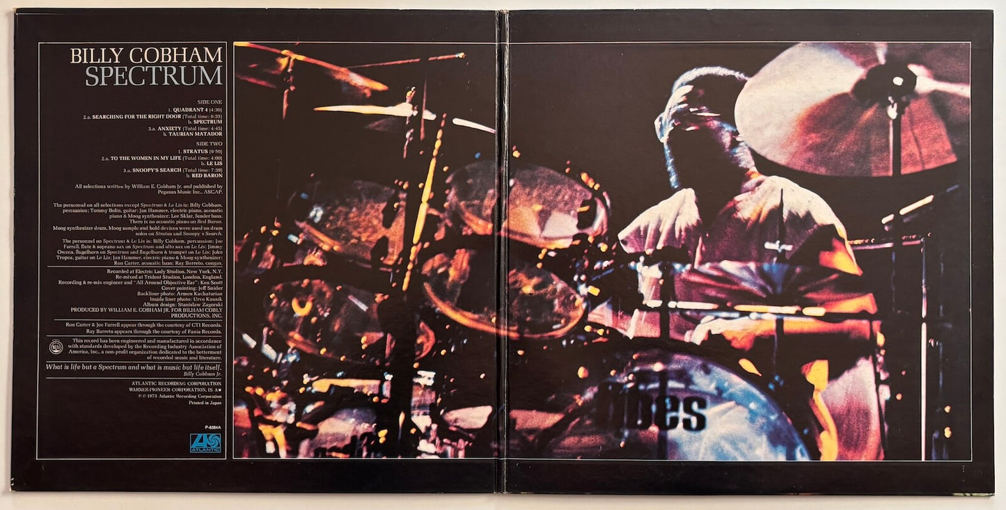 Billy Cobham - Spectrum (1973 Japanese Atlantic Vinyl LP Gatefold)