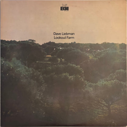 Dave Liebman - Lookout Farm (1974 Japanese ECM Vinyl LP)