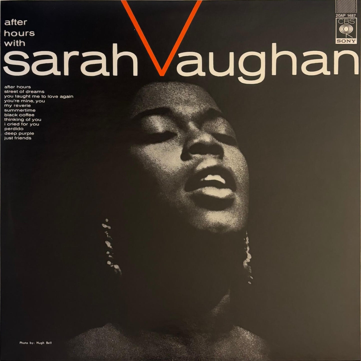 Sarah Vaughan - After Hours With Sarah Vaughan (1979 Japanese CBS/Sony Vinyl LP Mono)