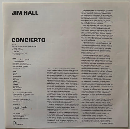 Jim Hall - Concierto (1978 Japanese CTI Limited Edition Vinyl LP)