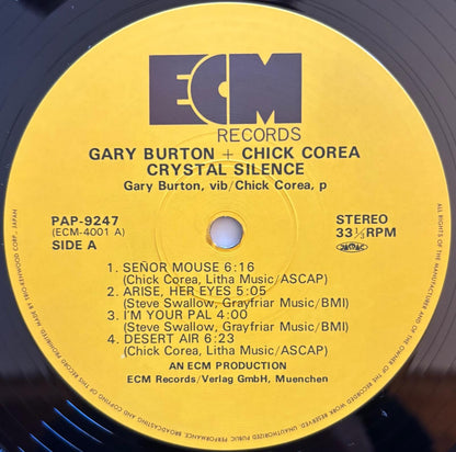 Gary Burton & Chick Corea - Crystal Silence (1980 Japanese ECM Vinyl LP)