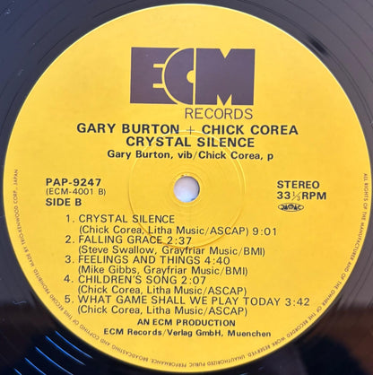 Gary Burton & Chick Corea - Crystal Silence (1980 Japanese ECM Vinyl LP)