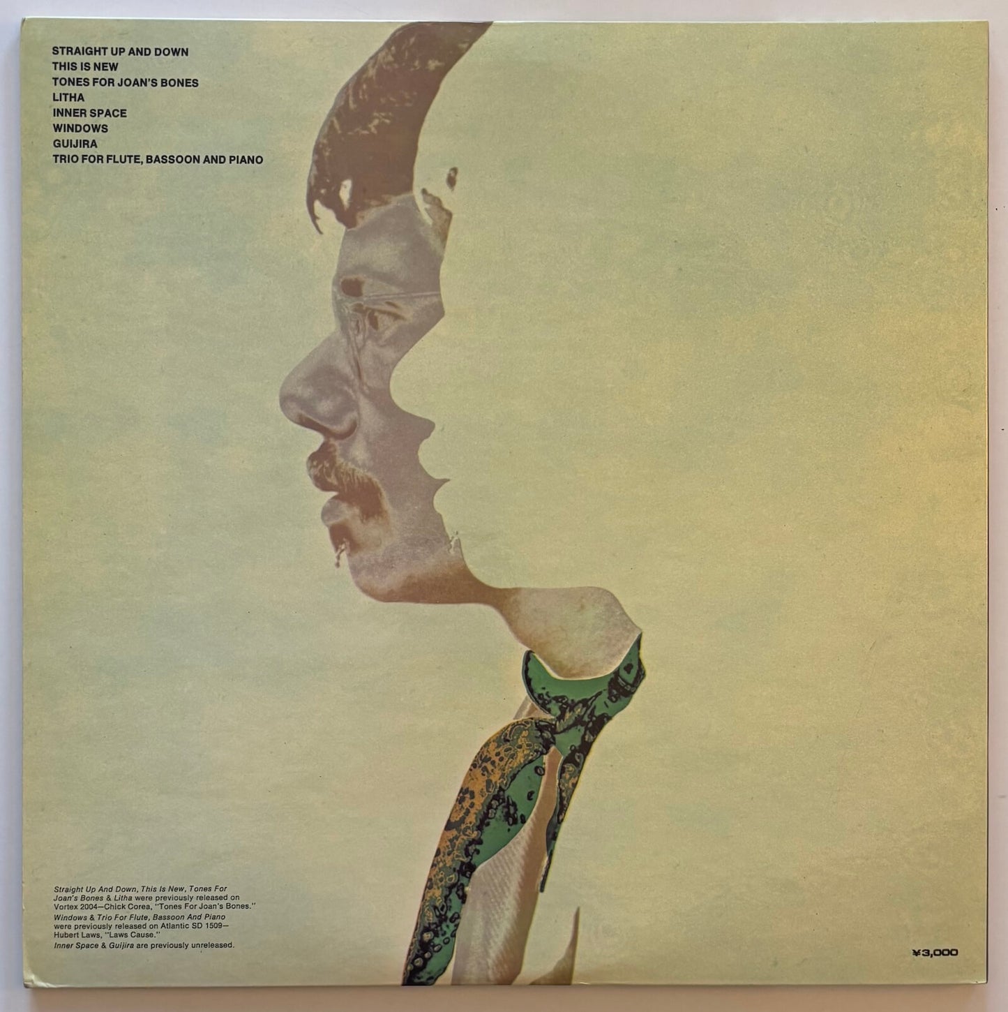 Chick Corea - Inner Space (1973 Japanese Atlantic Gatefold Vinyl 2LP)