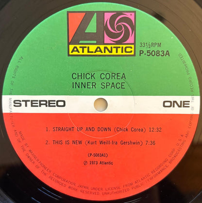 Chick Corea - Inner Space (1973 Japanese Atlantic Gatefold Vinyl 2LP)