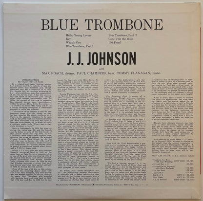 J.J. Johnson - Blue Trombone (1974 Japanese CBS/Sony Mono Vinyl LP)
