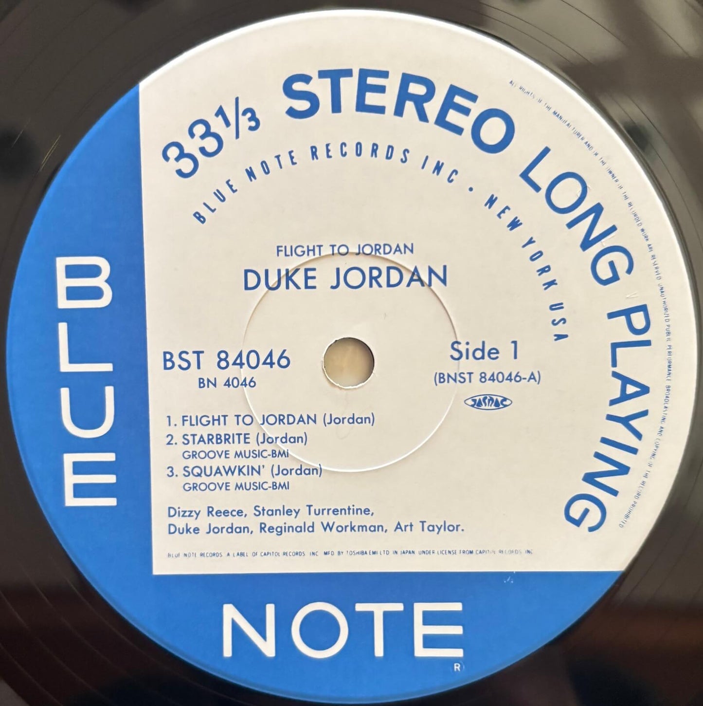 Duke Jordan - Flight To Jordan (1992 Japanese Blue Note Vinyl LP)