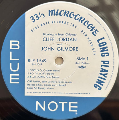 Clifford Jordan & John Gilmore - Blowing In From Chicago (1990 Japanese Blue Note Mono Vinyl LP)