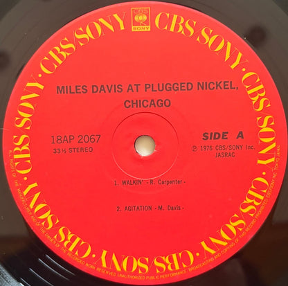 Miles Davis - Miles Davis At Plugged Nickel, Chicago (1981 Japanese CBS/Sony Vinyl LP)